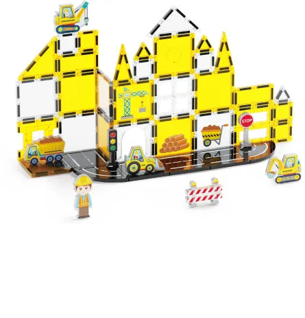 Eğitici Manyetik Bloklar - 47 Parça İnşaat