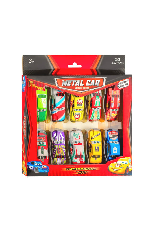 Premium - 10 Adet Metal Araçlar