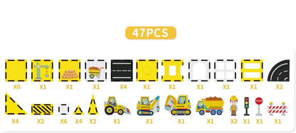 Eğitici Manyetik Bloklar - 47 Parça İnşaat