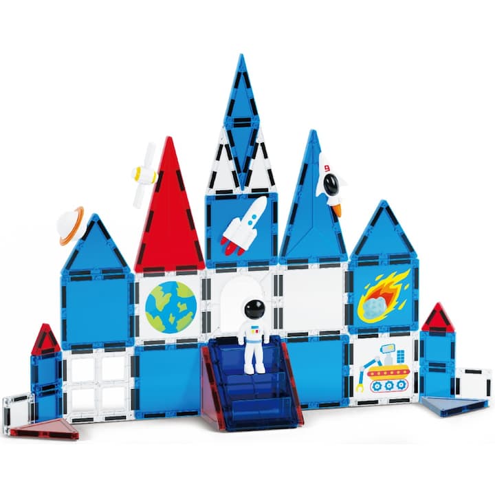 Eğitici Mıknatıslı Yapı Bloğu - 39 Parça Uzay